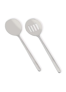 Set ustensile servire 2 bucati CKB0257 Argintiu 25x25 cm