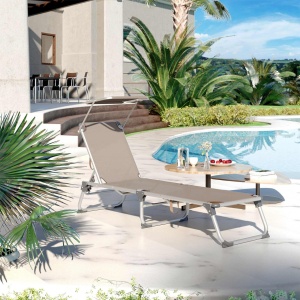 Sezlong Songmics Maro 55x193x31 cm - Img 3