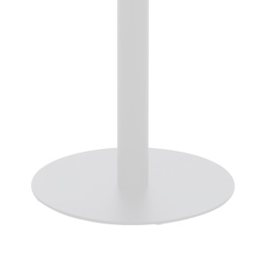 Stalp picior suport blat masa bar metal alb-negru 40x40x108 cm - Img 3