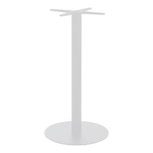 Stalp picior suport blat masa bar metal alb-negru 40x40x108 cm