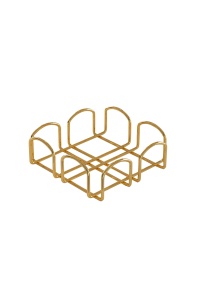 Suport de servetele CM-040 Auriu 7x20x20cm cm - Img 7