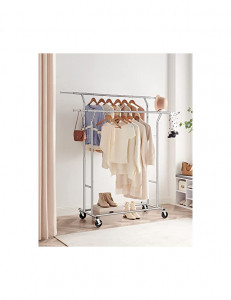 Suport pentru umerase, Songmics, Argintiu, HSR12S, 129-169 cm - Img 2