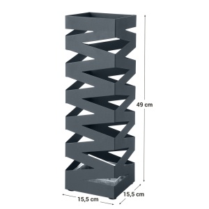 Suport umbrele Songmics Gri 15.5x15.5x49 cm - Img 7