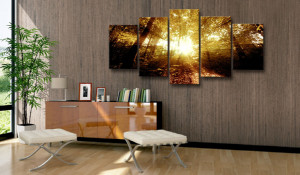 Tablou - Autumn Forest 200x100 cm - Img 2