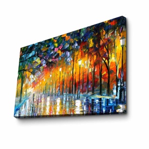 Tablou canvas FAMOUSART-026 Multicolor 70x100x3 cm - Img 3