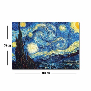 Tablou canvas FAMOUSART-052 Multicolor 70x100x3 cm - Img 4