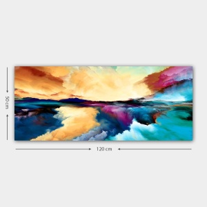 Tablou canvas YTY1027048810 Multicolor 50x120 cm - Img 4