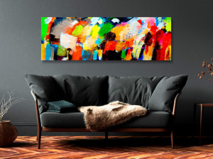 Tablou - Colourful Variations 120x40 cm - Img 2