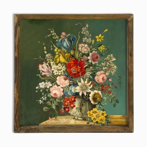 Tablou cu rama MZM808 Multicolor 50x50x0 cm - Img 2