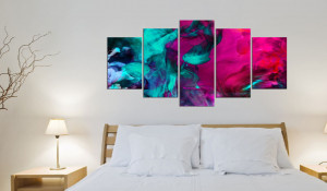 Tablou - Dance of Colors 100x50 cm - Img 2