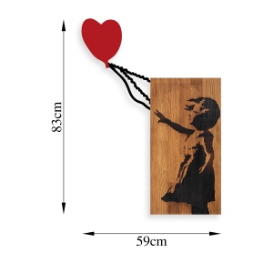 Tablou din lemn si metal Banksy Nuc 83x60 cm - Img 7