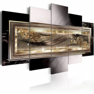 Tablou - Golden moments 200x100 cm - Img 1