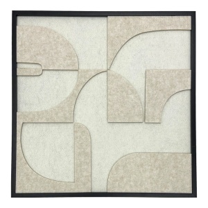 Tablou Jeire Bej 62x2.5x62 cm