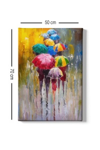 Tablou Kanvas Multicolor 50x70x3 cm - Img 3