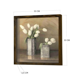 Tablou KZM450 Multicolor 34x34 cm - Img 3
