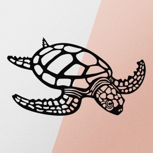 Tablou metalic Caretta Negru 53x30 cm - Img 5