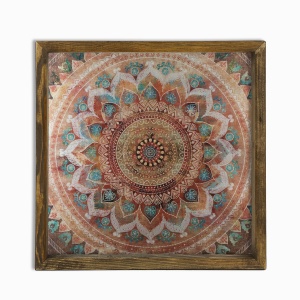 Tablou MZM249 Multicolor 33x33 cm - Img 2