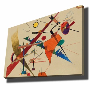 Tablou Rainbow Vista 2 Multicolor 70x100 cm - Img 2