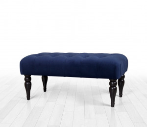 Taburet bancuta Soltani Bleumarin 50x20 cm - Img 2