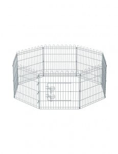Tarc pentru animale de companie, Feandrea, Argintiu, ‎PPK001W01, 159 x 159 x 61 cm