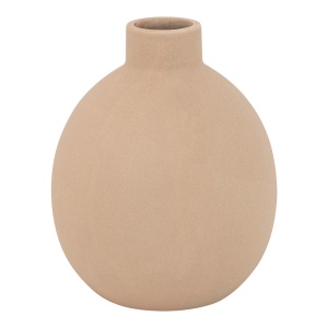 Vaza ceramica Rozerie, Pako World, Bej, 14x14x18 cm