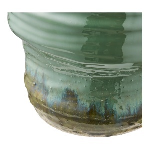 Vaza decorativa, Verde, 22x22x34.5 cm