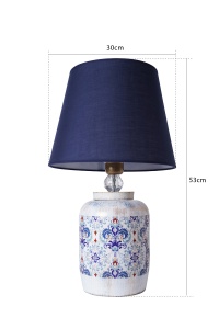 Veioză YL509 Albastru 30x53 cm - Img 3