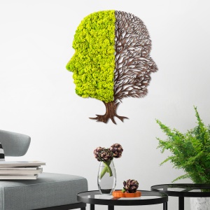 Accesoriu decorativ de perete Green Verde 45x1x56 cm - Img 2