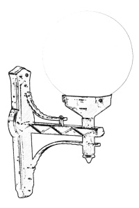 Aplica de perete exterior OP Alb 35x25 cm - Img 2