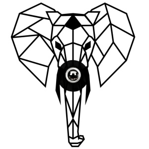 Aplica Elefant 608-A Umbră Negru - Img 3