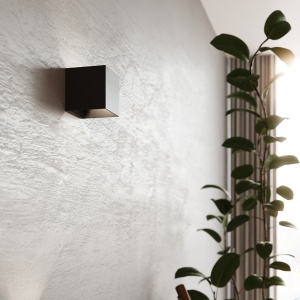 Aplica perete LED Luca Negru 3000K 10x10x10 cm - Img 13