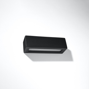Aplica Vega din ceramica Negru 32.5x9.5x9.5 cm - Img 2