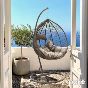Balansoar de Gradina Zafer Antracit 106x103x200 cm - Img 2