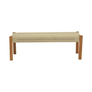 Bancuta de gradina Uma Boho Pako World Natural 120x45x40 cm - Img 2