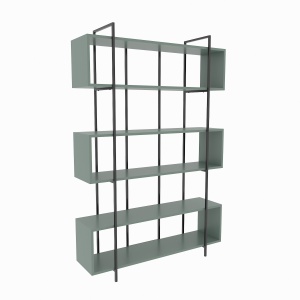 Bibliotecă Bruti Verde 120x180x29.6 cm - Img 4