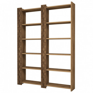 Biblioteca City 2 - Walnut, Walnut - Img 3