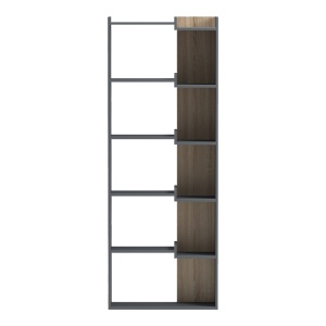 Biblioteca, Corpus, Antracit, 22x62x162 cm - Img 3
