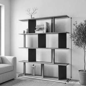 Biblioteca LED, Ratu, Pako, Nuc 120x24.6x141 cm - Img 4