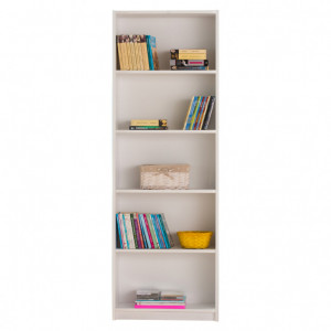 Biblioteca Max Alb 58x23x170 cm - Img 3