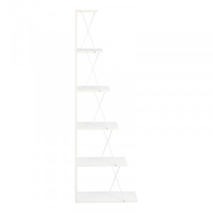 Biblioteca mini Tars alb 50x22x150cm - Img 3