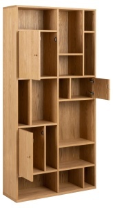 Biblioteca Rangoon, Natural, 180x90x30 cm - Img 7
