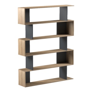 Biblioteca, Tetri, Antracit, 25.4x121.8x158.8 cm - Img 2