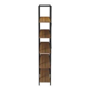 Biblioteca, Varous, Negru, 28x120x180 cm - Img 6
