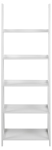 Biblioteca Wally, Alb, 180x63x40 cm - Img 4