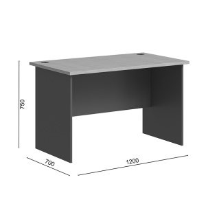 Birou Fesialo, Antracit, 120x70x75 cm - Img 7