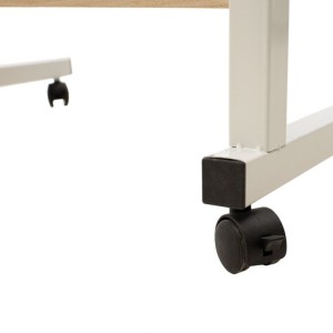 Birou Piper Oak - Alb 60x40x69-90 cm - Img 7