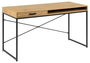 Birou Seaford, Natural, 76x140x58 cm - Img 3