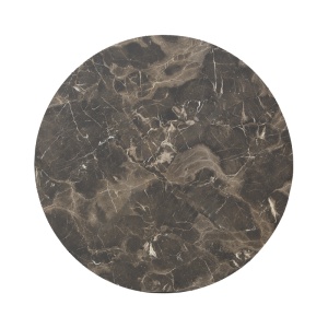 Blat de masa Verhia, Pako World, Gri inchis, Aspect marmura, 12 mm, 60 cm