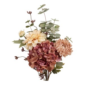 Buchet flori artificiale Bouquet, Multicolor, 30x25x68 cm - Img 4