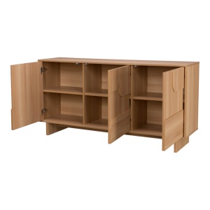 Bufet Jenfia, Natural, 155x75.5x39 cm - Img 3